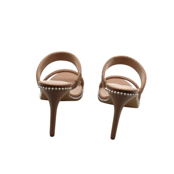 Bcbgeneration Women's Jenni Snake-Embossed Heel Sandals - Tan - Size 9 - Picture 9 of 9